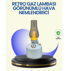 280 ml Tanklı Retro Gaz Lambası Difüzör USB Şarjlı Hava Nemlendirici