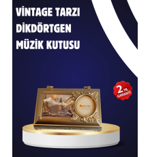 Piyano Tasarım Müzik Kutusu Balerin Figürü ve Takı Bölmeli