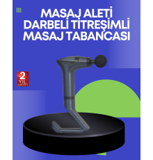 Titreşimli Şarjlı Masaj Aleti 3in1 Fonksiyonel Çok Amaçlı Model
