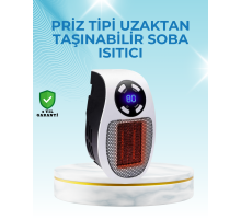 Düşük Enerji Tüketimli Mini Isıtıcı Ayarlı Termostatlı