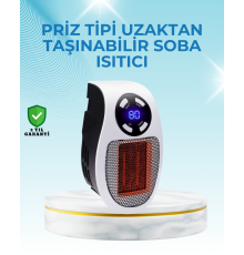 Düşük Enerji Tüketimli Mini Isıtıcı Ayarlı Termostatlı