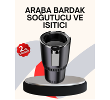 Araba Bardaklığı Isıtma Soğutma Ayarlı Çakmak Girişli Akıllı Model