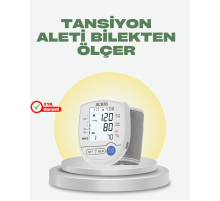 Akıllı Bilek Tansiyon Aleti Hem Şarjlı Hem Pilli Kolay Ölçüm