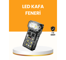 Kamp ve Outdoor İçin LED Far 10 Saat Pil Sensörlü Manyetik