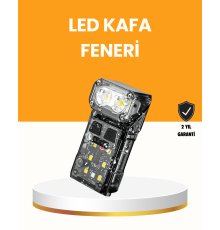 Kamp ve Outdoor İçin LED Far 10 Saat Pil Sensörlü Manyetik