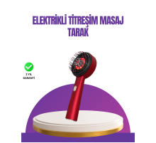 Kırmızı LED Işıklı Saç Derisi Masaj Aleti