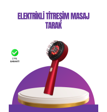 Kırmızı LED Işıklı Saç Derisi Masaj Aleti