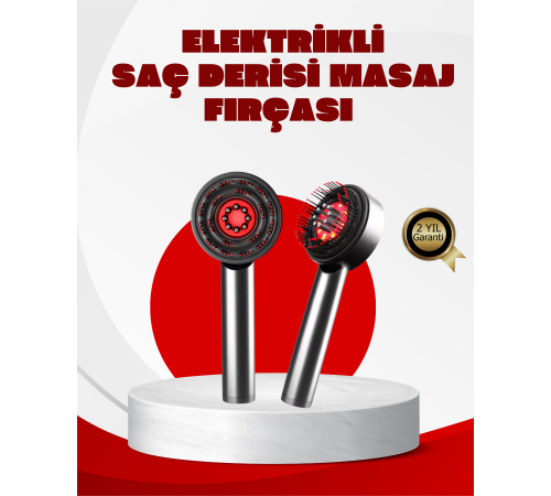 Esansiyel Yağ Hazneli LED Saç Bakım Masaj Tarağı