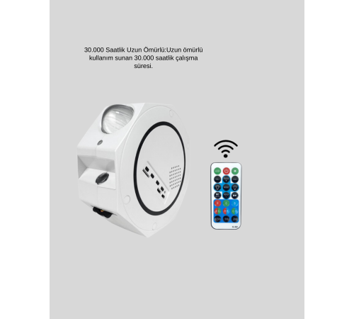 Taşınabilir 360° Ayarlanabilir Gökyüzü Projeksiyon Lambası