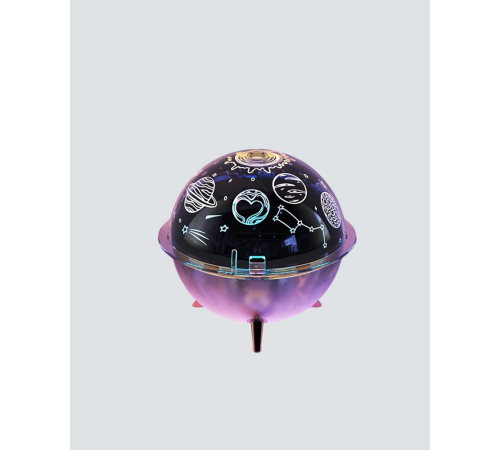 Yıldızlı Gökyüzü Efektli Uzay Temalı Nemlendirici Lamba