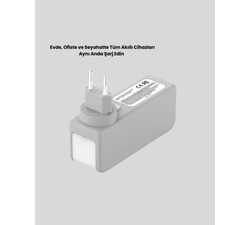 Ev ve Ofis İçin Zaman Kontrollü Çoklu Şarj Cihazı
