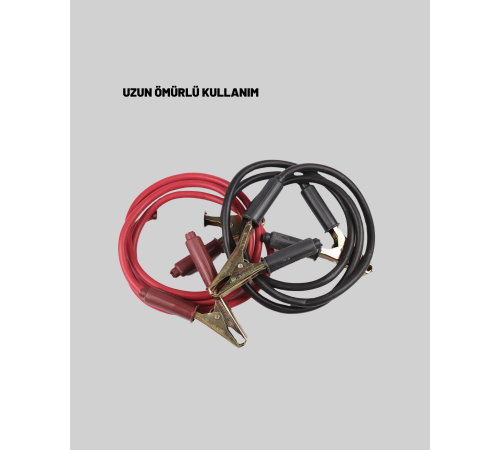 1200 Amper Akü Takviye Kablosu 2 Metre İzoleli Bakır Uçlu
