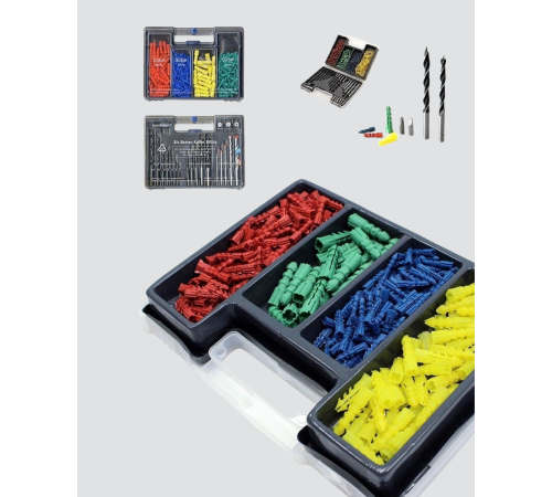 Ahşap Metal Beton Delme Uç Seti Organizerli Karbon Çelik Matkap Ucu