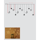 Yıldız ve Ay Figürlü Pilli Perde Led Romantik Dekoratif Işık