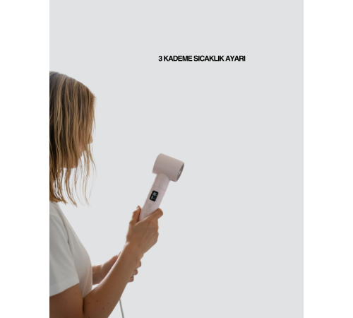 Motorlu LCD Ekranlı Saç Şekillendirme Seti