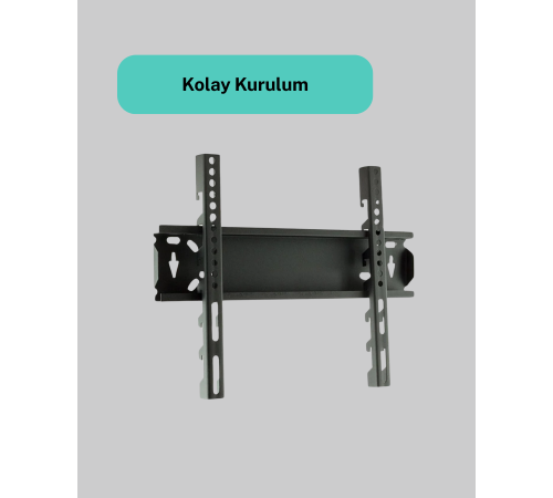 Ayarlanabilir 32-42 İnç LED TV Duvar Askı Braketi 40 kg Taşıma
