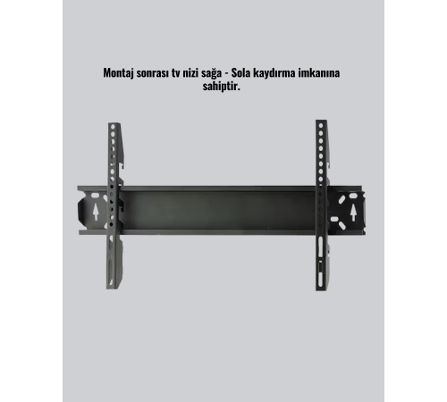 32-65 İnç LCD LED TV Askı Aparatı 75 kg Taşıma Güçlendirilmiş Çelik