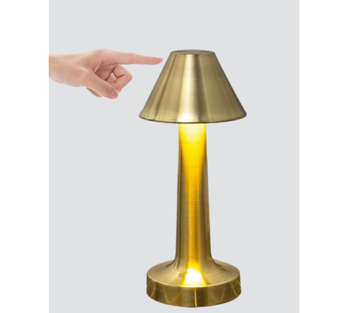 LED Masa Lambası 3 Renk Ayarlı Şarjlı Kablosuz Modern Tasarım