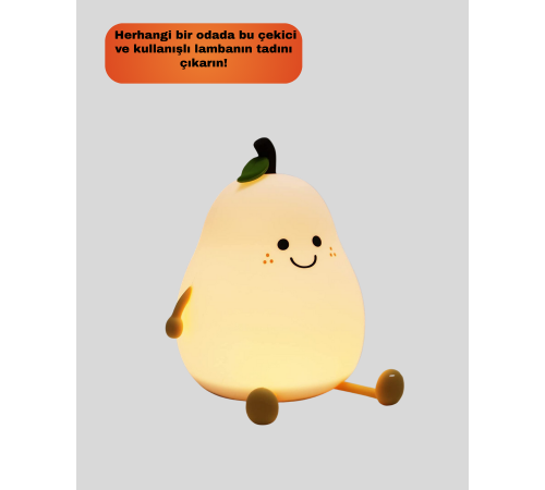 Armut Gece Lambası USB Şarjlı Ayarlanabilir LED Işık