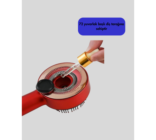 Saç Büyüme Destekleyici Elektrikli Masaj Tarak LED ve Titreşimli