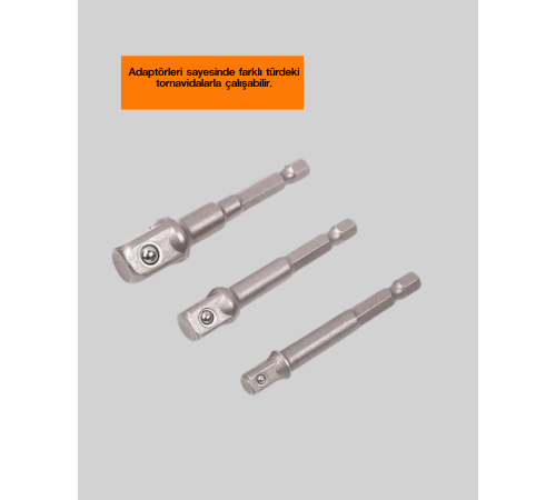 Çok Amaçlı 16lı Bits Uç Seti Dayanıklı Tornavida Adaptör