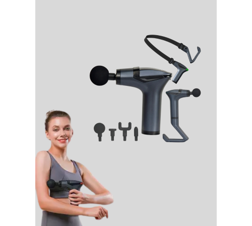 Şarjlı Taşınabilir 3in1 Titreşimli Masaj Aleti Esneme Bantlı