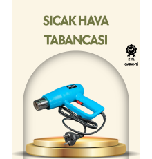 2000W Profesyonel 2 Kademeli Isı Tabancası Sıcak Hava Üfleme