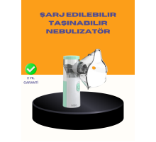 Kompakt Boy Şarjlı Taşınabilir Nebulizatör Cihazı