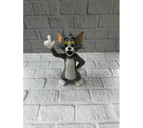 Tom Kedi Biblo 22 cm Hediyelik Dekoratif Ev Ofis Aksesuarı