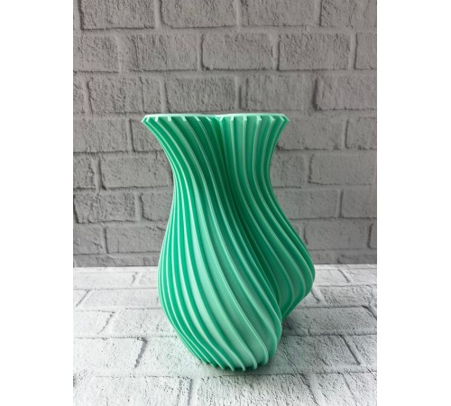 24 cm Turkuaz Kalp Formlu Büyük Boy Vazo Estetik Dekor Ürünü