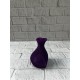 Kalpli Mor Mini Vazo 5 cm Dekoratif Masa Üstü Aksesuar