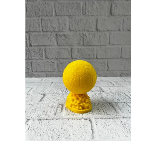 Sarı FIFA Topu Dekoratif Biblo 10cm Modern Masa Üstü Aksesuar