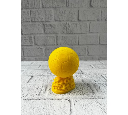 Sarı FIFA Topu Dekoratif Biblo 10cm Modern Masa Üstü Aksesuar