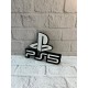 PlayStation 5 Logo Duvar Dekoru Minimal Tasarım 16×12 cm