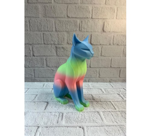 Açık Rainbow Kedi Biblo Modern Salon ve Raf Dekoru