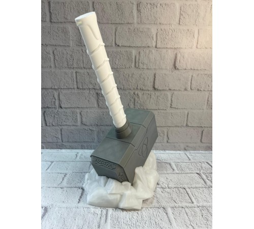 Thor Çekici Dekoratif Figür Mitolojik ve Fantastik Ev Aksesuarı 20x34 cm
