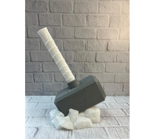 Thor Çekici Dekoratif Figür Mitolojik ve Fantastik Ev Aksesuarı 20x34 cm