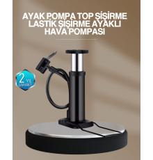 Extra Güçlü Ayak Pompası Otomobil Motosiklet Bisiklet Uyumlu