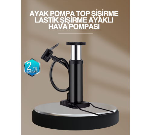 Extra Güçlü Ayak Pompası Otomobil Motosiklet Bisiklet Uyumlu