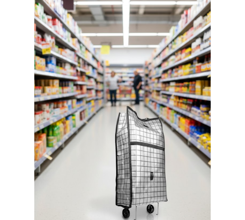 Geniş Hacimli Tekerlekli Pazar Çantası Dayanıklı ve Ergonomik