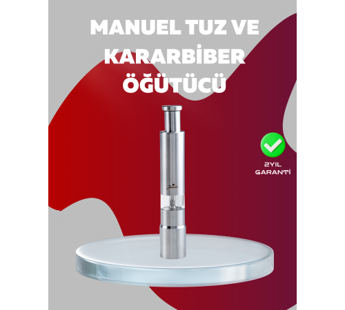 Ergonomik Tasarımlı, Nem Geçirmez Kapaklı Baharat Öğütücü
