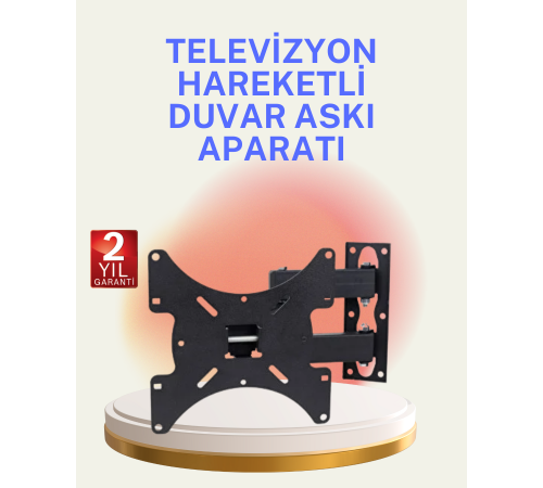 Hareketli TV Duvar Askı Aparatı 22–49 İnç Uyumlu