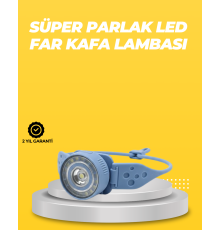 Kampçı Kafa Lambası Su Geçirmez Çok Modlu LED