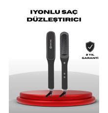 İyonlu Saç Düzleştirici Tarak Hızlı Isınma ve Ayarlanabilir Isı