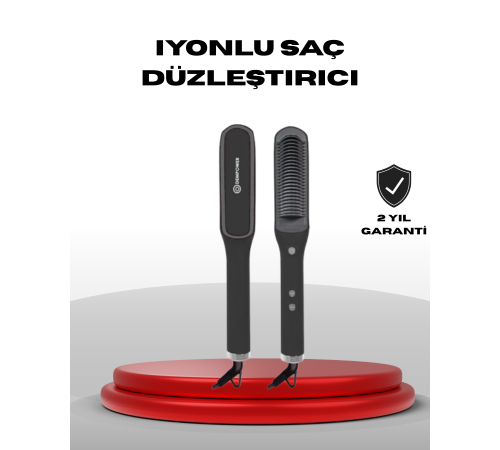 İyonlu Saç Düzleştirici Tarak Hızlı Isınma ve Ayarlanabilir Isı