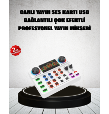 Canlı Yayın ve Karaoke İçin Profesyonel Ses Kartı Bluetooth Destekli