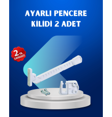 Pencere Güvenlik Kilidi Açılma Sınırlayıcı Aparat 2 Adet