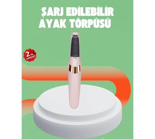 Elektrikli Ayak Törpüsü USB Şarjlı Nasır ve Kallus Giderici