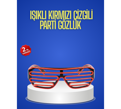Gece Organizasyonları İçin Renkli LED Gözlük