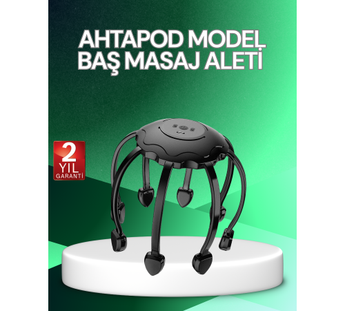 Elektrikli Saç Derisi Masaj Aleti Çok Noktalı Titreşimli Rahatlatıcı Bakım